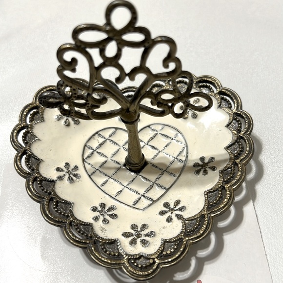 Cynthia Rowley Other - Vtg Cynthia Rowley Enameled Brass Cloisonne Style Jewelry Trinket Dish, 1980’s